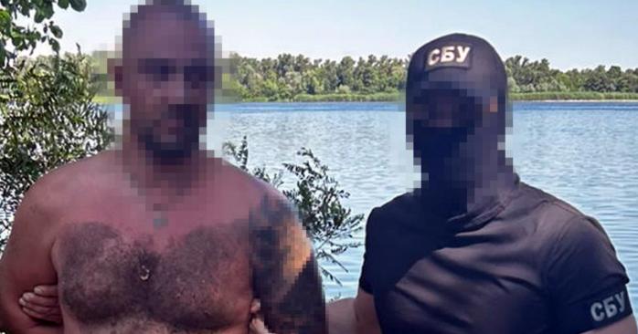 Агент российского ГРУ поймали в Донецкой области. Фото: СБУ