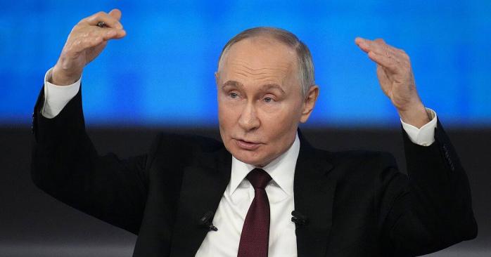 Російський диктатор володимир путін. Фото: 