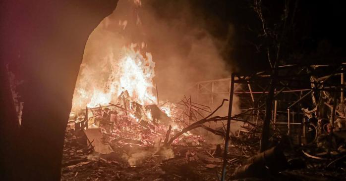 Наслідки атаки. Фото: ОВА