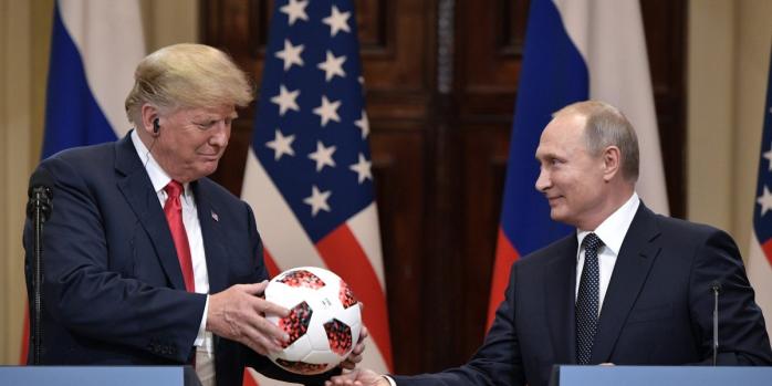 Дональд Трамп и владимир путин, фото: «Википедия»