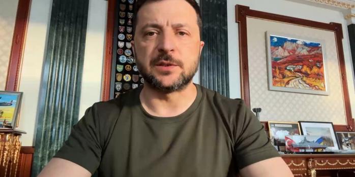 Володимир Зеленський, скріншот відео