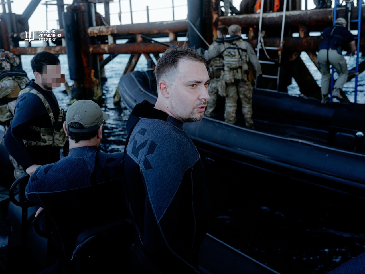 Кирило Буданов перевірив українські позиції на острові Зміїний. Фото: ГУР