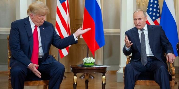 Дональд Трамп и владимир путин, фото: «Укринформ»