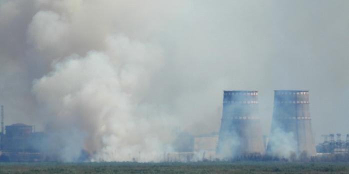 У ЗАЭС 12 августа вспыхнул пожар, фото: other_nikopol