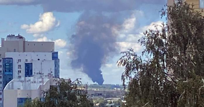 Дроны могли поразить вертолетную площадку. Фото: соцсети