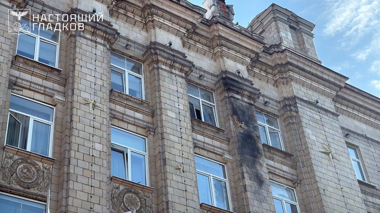 Наслідки атаки на Бєлгород. Фото: В'ячеслав Гладков