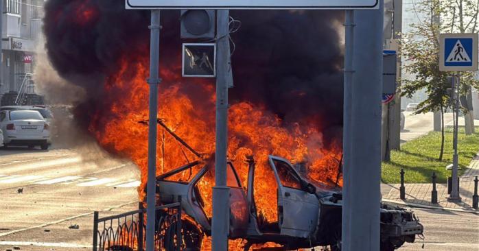 Наслідки атаки на Бєлгород. Фото: В'ячеслав Гладков