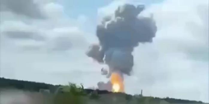 Взрыв на пороховом заводе «Эластик», скриншот видео