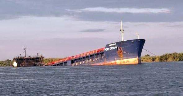 Російський корабель «Порт Оля 4». Фото: соцмережі