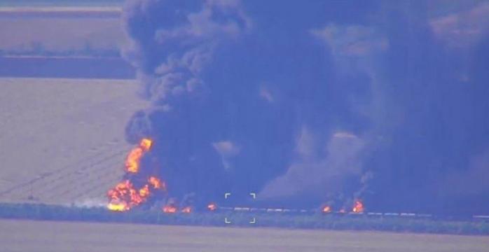 Уничтожение вражеского поезда, фото: Петр Андрющенко