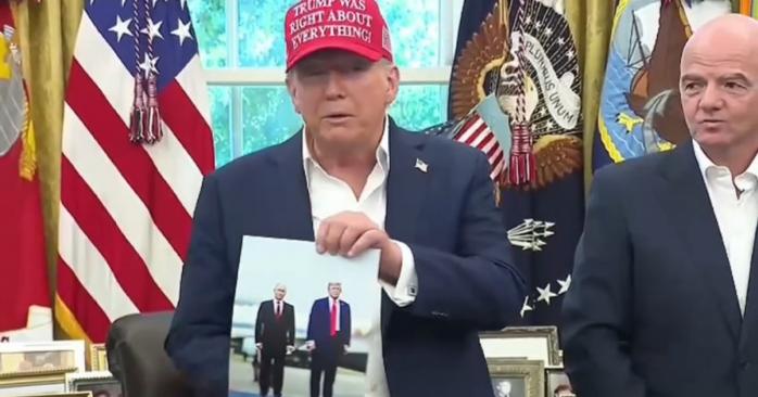 Дональд Трамп, скріншот відео