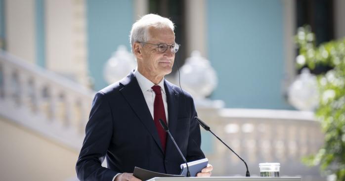 Премьер-министр Норвегии Йонас Гар Стере. Фото: ОП