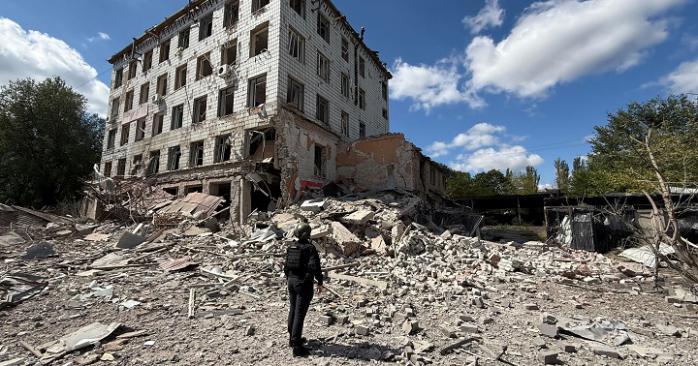 Последствия обстрелов в Константиновке. Фото: Сергей Горбунов в Facebook