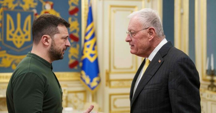 Владимир Зеленский встретился с Китом Келлогом. Фото: