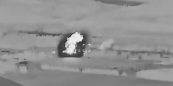 Поражён важный объект российских захватчиков, скриншот видео