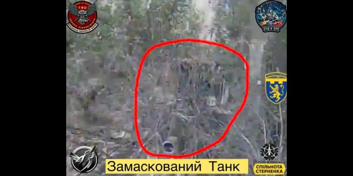 Уничтожение российской бронетехники, скриншот видео