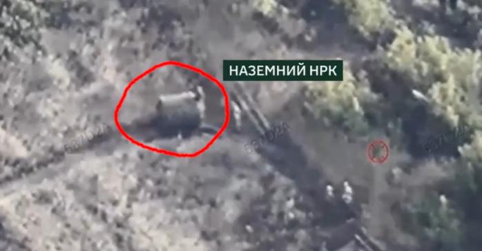 Уничтожение техники российских захватчиков, скриншот видео