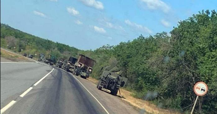 Армия РФ перемещает технику из Луганщины на Запорожье. Фото: АТЕШ