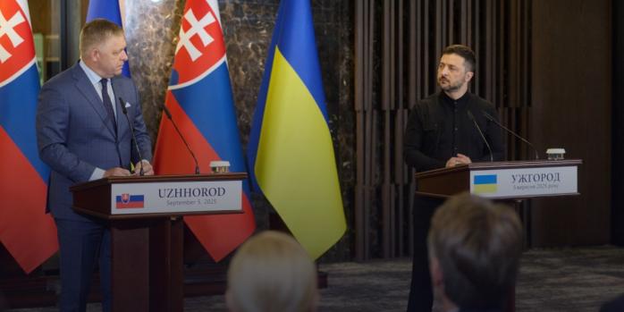 Роберт Фицо и Владимир Зеленский, фото: Владимир Зеленский