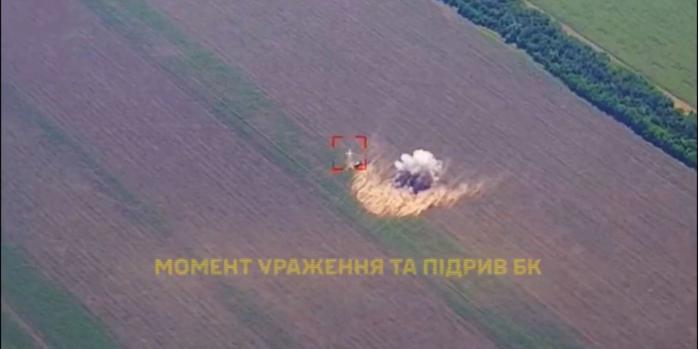 Уничтожение российской ЗРК, скриншот видео