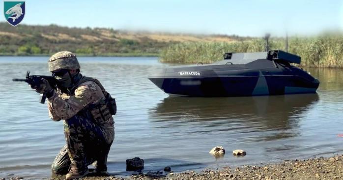 Українські ВМС показали новітній катер-дрон Barracuda. Фото: 