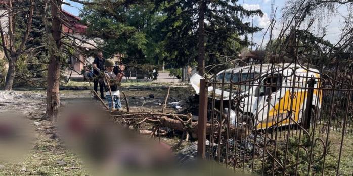 Рашисты 9 сентября сбросили КАБ на людей, получавших пенсии, фото: Игорь Смилянский