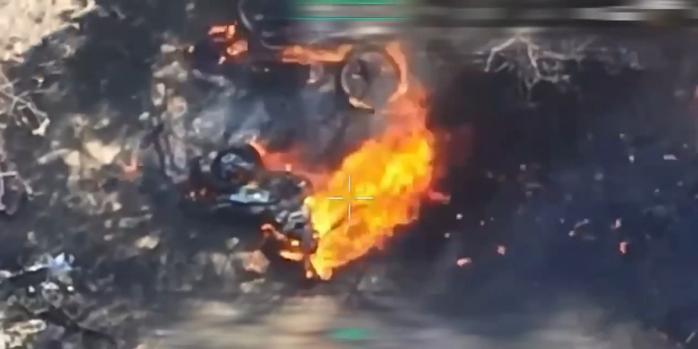 Уничтожение российской техники, скриншот видео