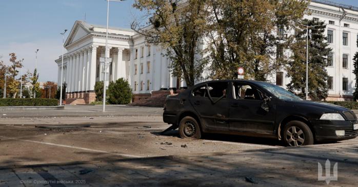 Последствия обстрела Краматорска. Фото: Сухопутные войска ВСУ