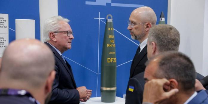 Rheinmetall развернут производство снарядов в Украине, фото: Денис Шмыгаль