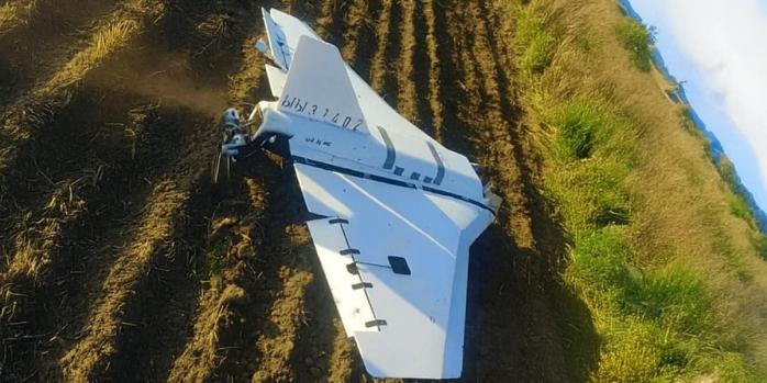 Російський дрон «Гербера», що упав біля населеного пункту Опочно в Лодзькому воєводстві, фото: Nocna Jazda Tomaszów Mazowiecki