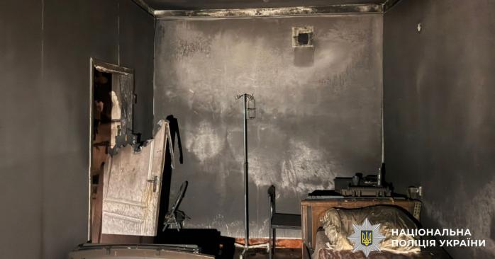 Пожежа спалахнула в Ужгородській міській лікарні. Фото: НПУ