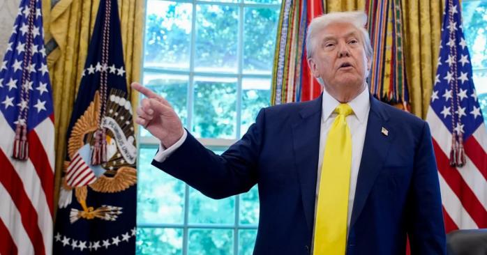 Американський лідер Дональд Трамп. Фото: 