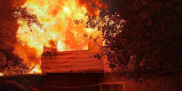 Последствия российской воздушной атаки в ночь на 22 сентября в Киевской области, фото: Киевская ОВА