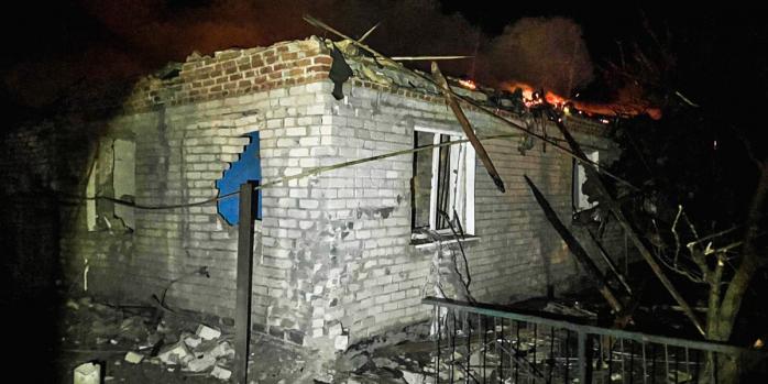 Последствия российской атаки в Харьковской области, фото: ГСЧС