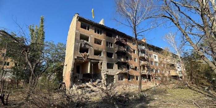 Последствия российских обстрелов Константиновки, фото: Сергей Горбунов