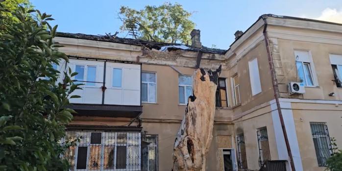 Последствия российских обстрелов Херсона 24 сентября, скриншот видео