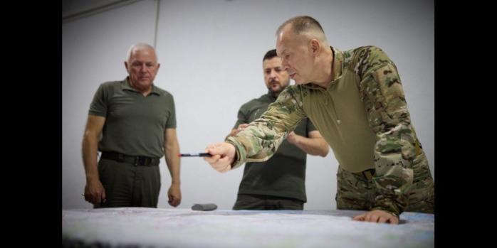 Александр Сырский (справа), фото: Офис президента