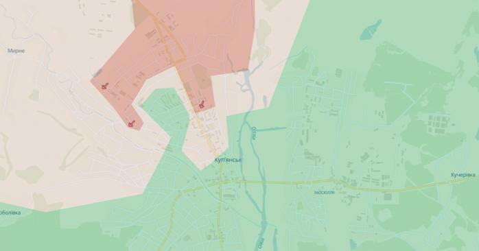 Армия РФ продолжает просачиваться в Купянск. Карта: DeepState