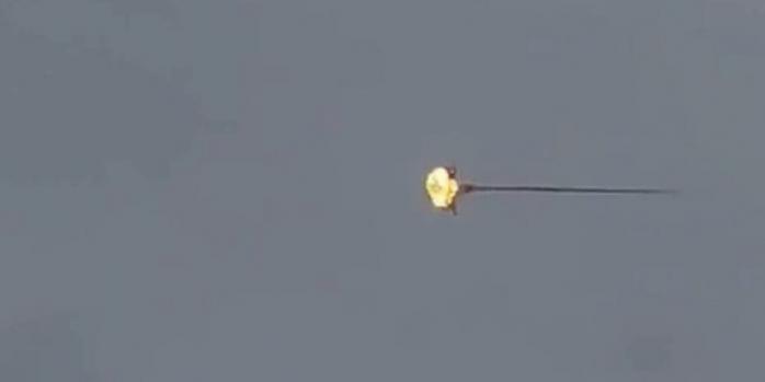 Знищення російського безпілотника, скріншот відео