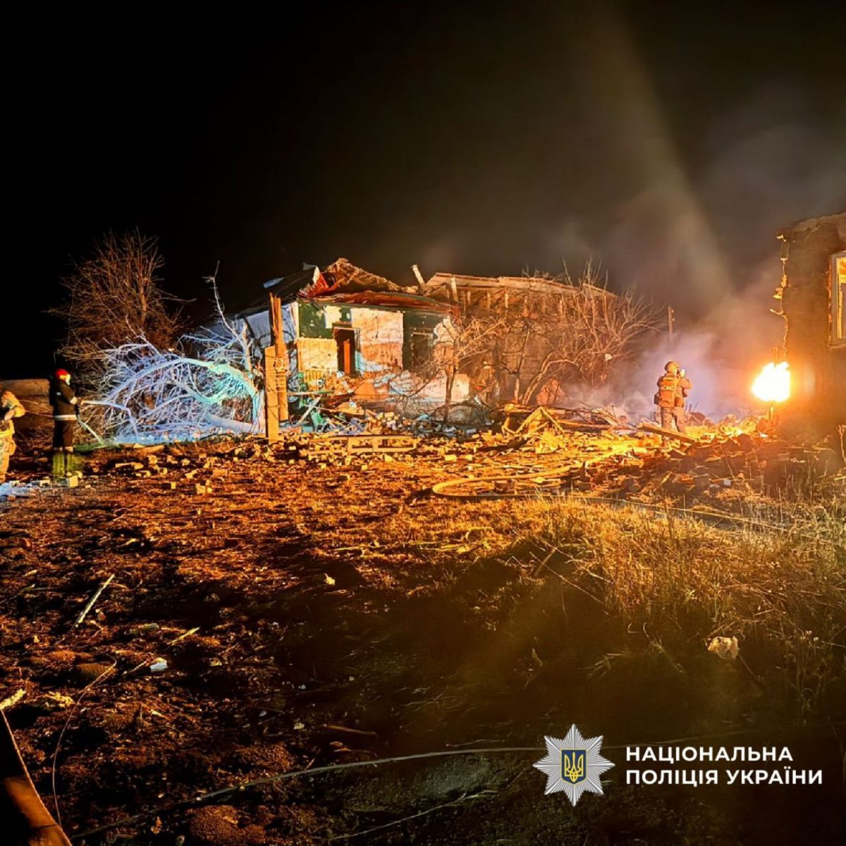 Наслідки ударів по Харківщині. Фото: ДСНС