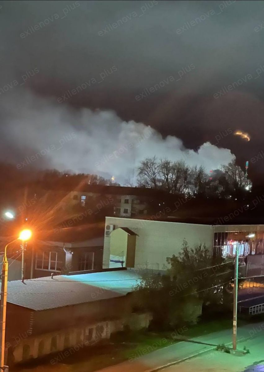 Вибухи прогриміли на хімзаводі «Азот». Фото: соцмережі