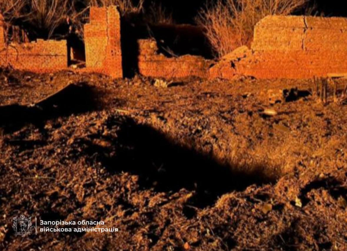 Наслідки обстрілу на Запоріжжі. Фото: ОВА