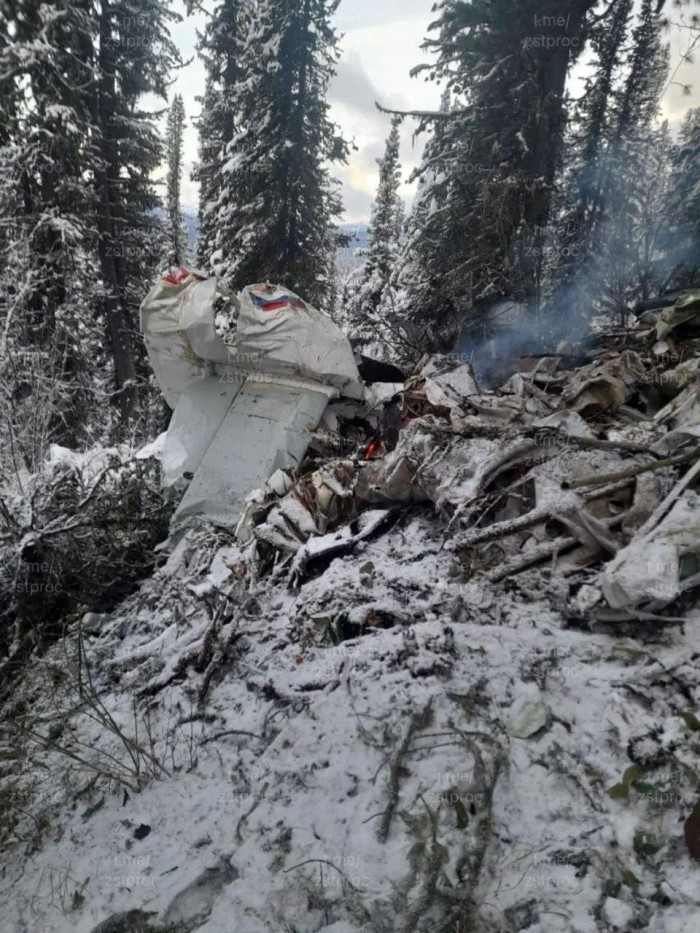 Місце падіння літака у Красноярському краї РФ, фото: Astra