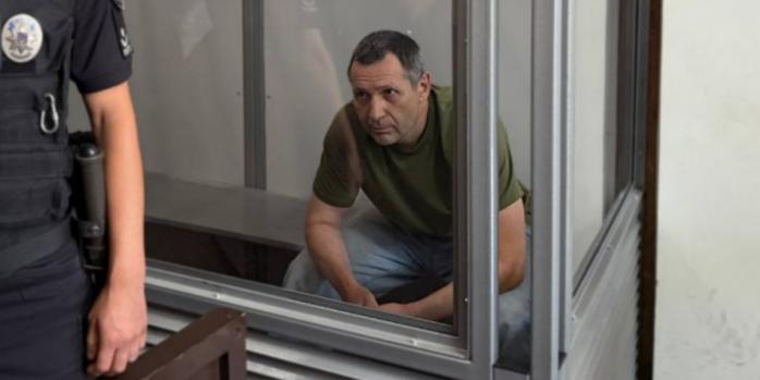 Подозреваемый в убийстве Андрея Парубия, фото: «Суспільне»