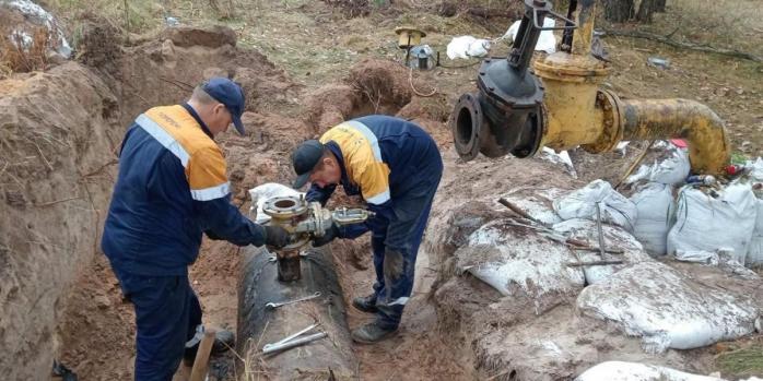 Аварийные работы в городе Шостка длились сутки, фото: «Нефтегаз»