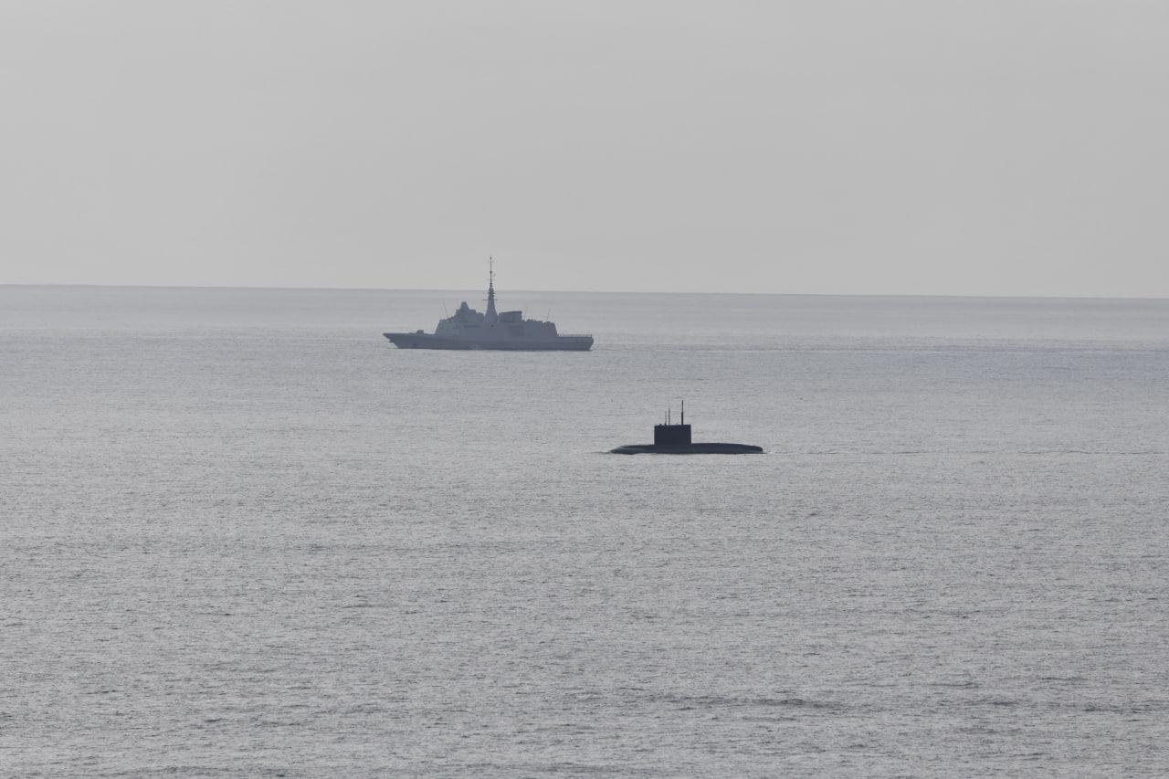 Російська ракетна субмарина біля узбережжя Франції. Фото: НАТО
