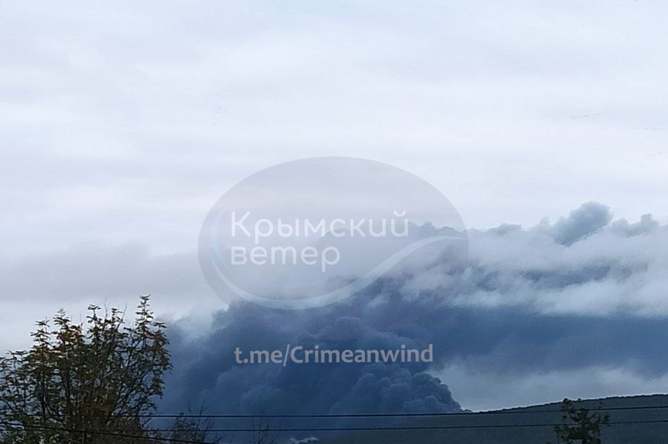 Дрони вдарили по підстанції «Сімферополь». Фото: «Кримський вітер»