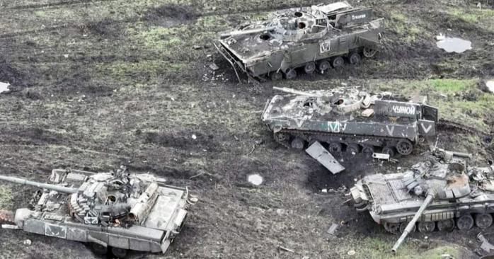 Российская армия изменила тактику использования бронированной техники на фронте. Фото: 