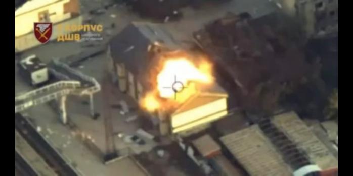 Уничтожение российских захватчиков, скриншот видео