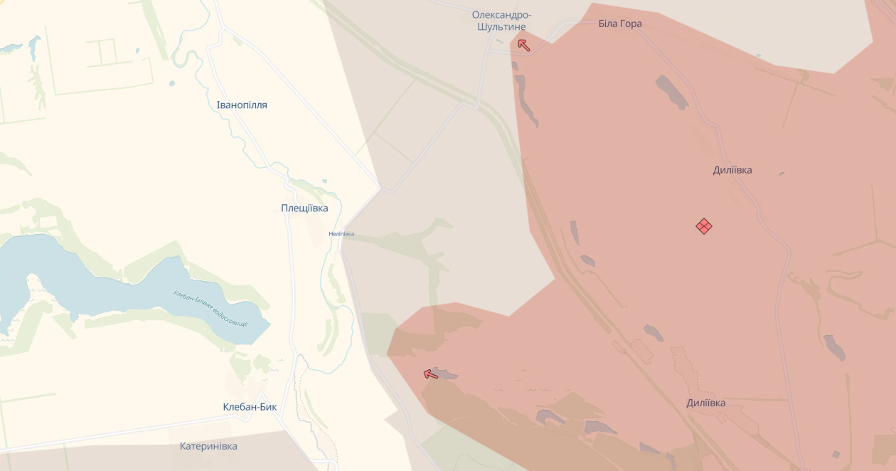 Карта бойових дій в Україні: DeepState